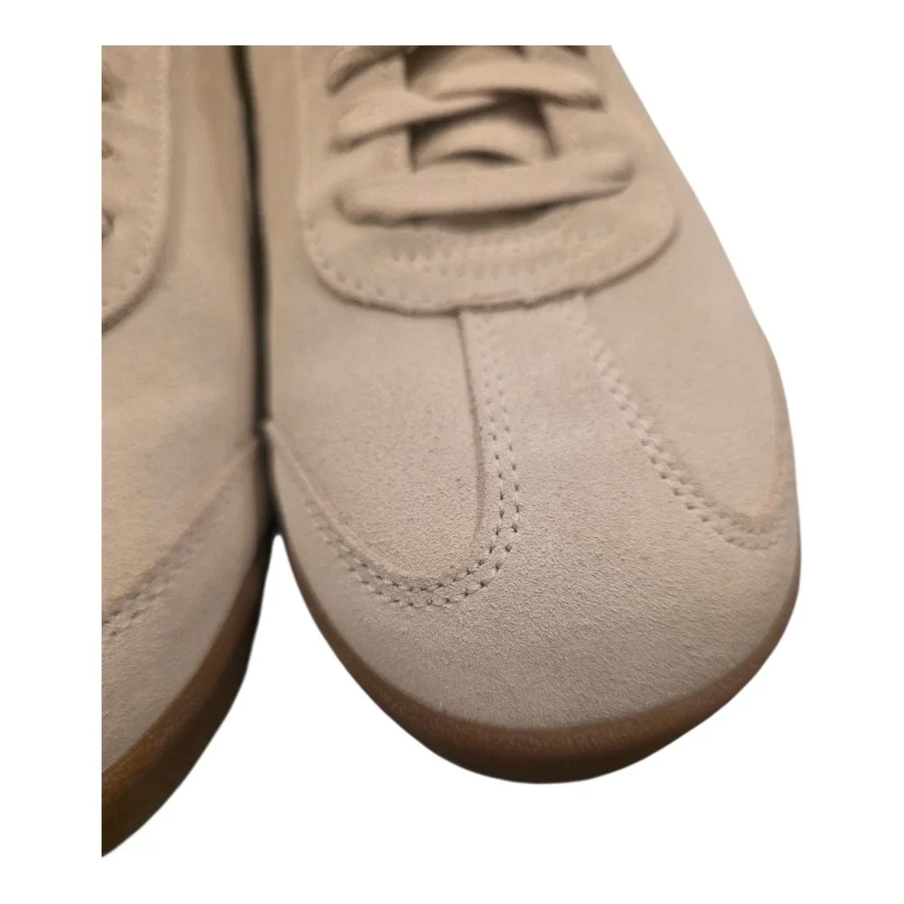 Puma Roma Classic Cream Beige Suede Leather Gum Sole Sneakers Womens 10.5 Mens 9